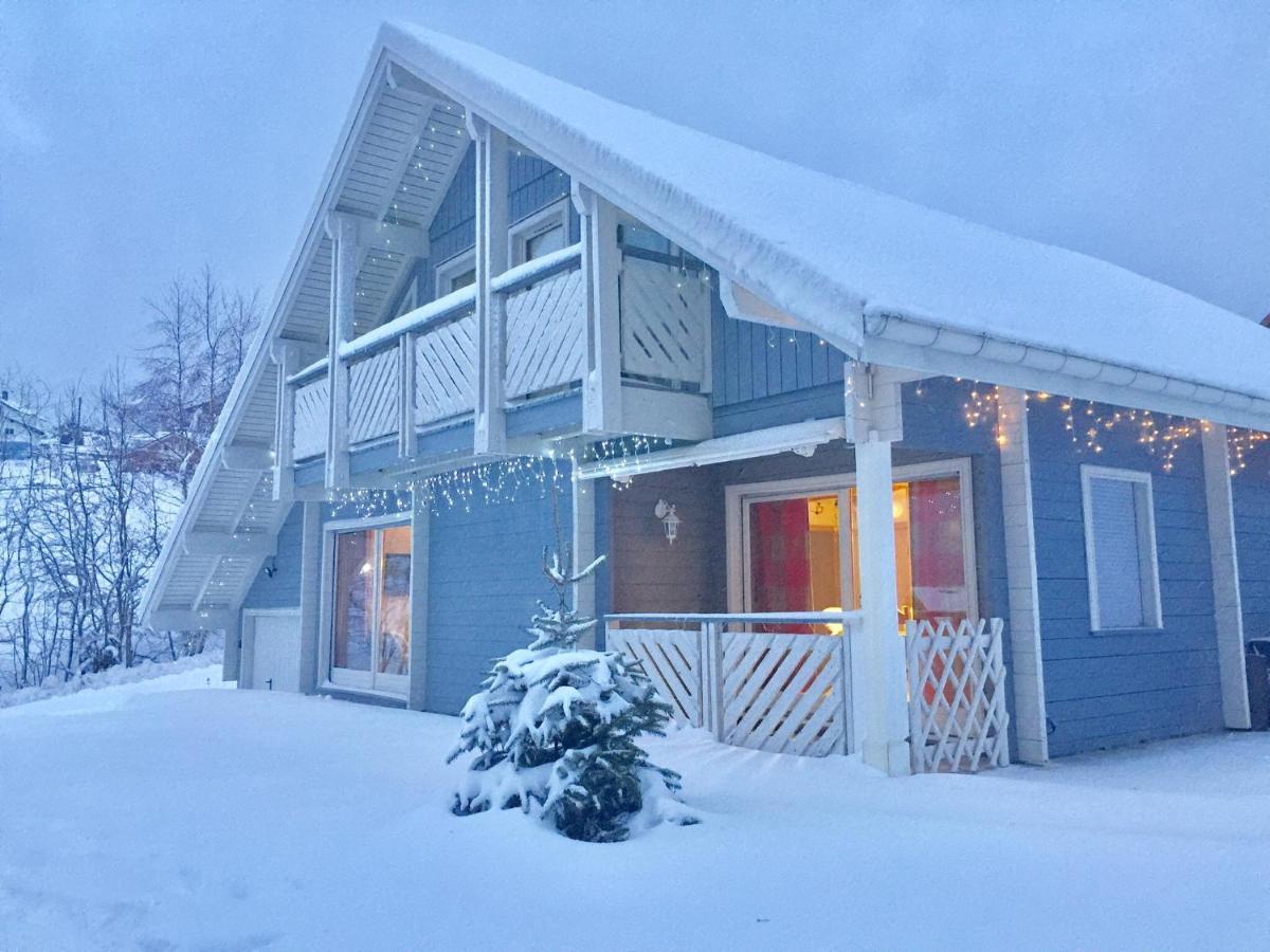 Chalet Le Flocon Bleu - Mauselaine Avec Vue Sur Le Lac De Жерарме Екстер'єр фото